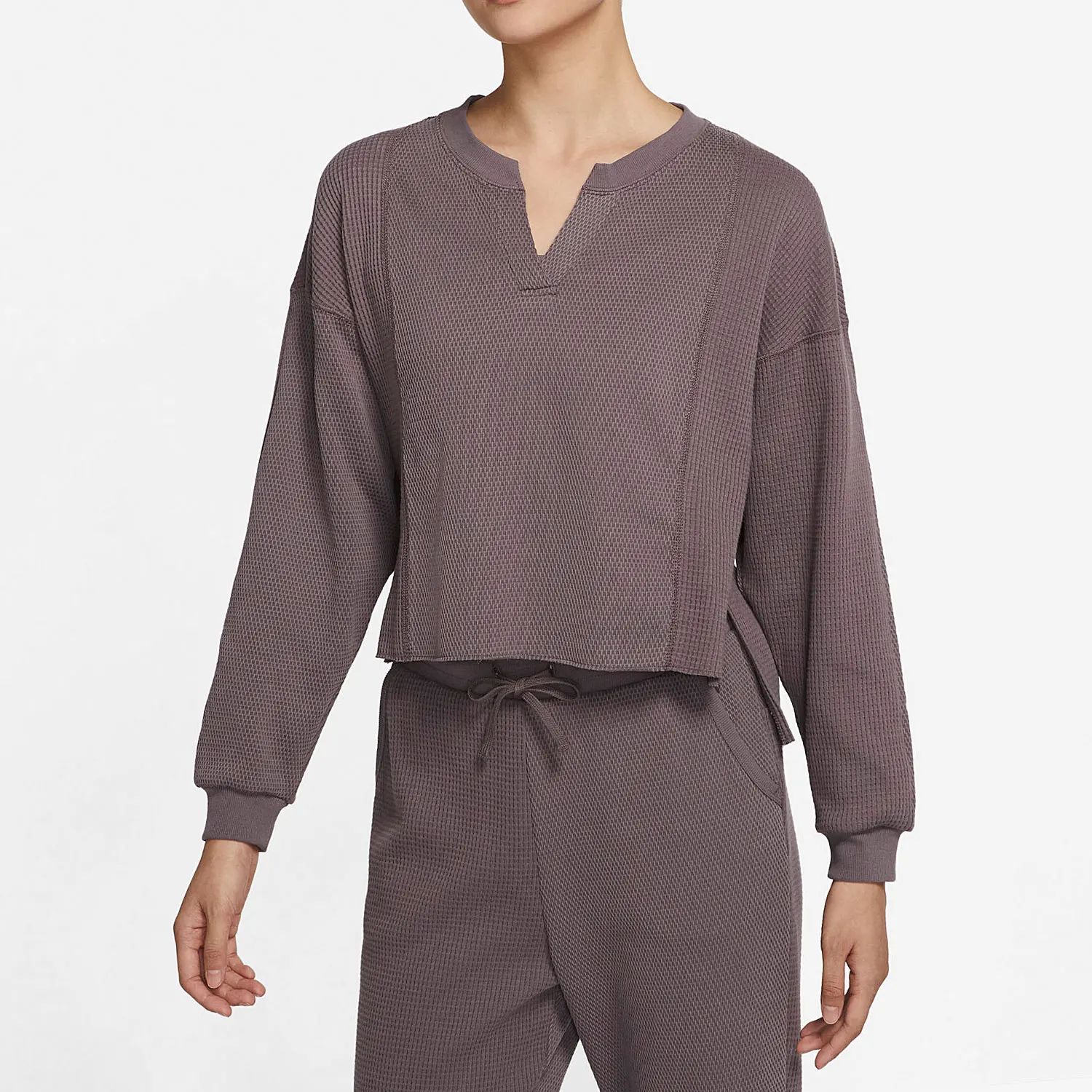 

Оригинальный женский мягкий спортивный пуловер Nike Dri FIT для занятий йогой DJ8450-202