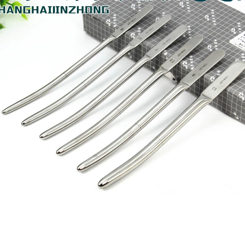 Cervical Dilator Gynecological Stainless Steel Dilation Rod Dilation Strip 3.5-9.5# Round Head