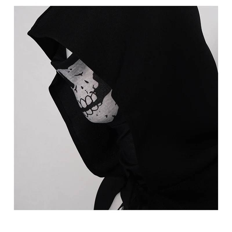 Grim Reaper Cloak Costume with Scythe for Kids Adult  Scary Halloween Horror Outfit Set Wizard Hooded Cape Robe Cosplay Prop