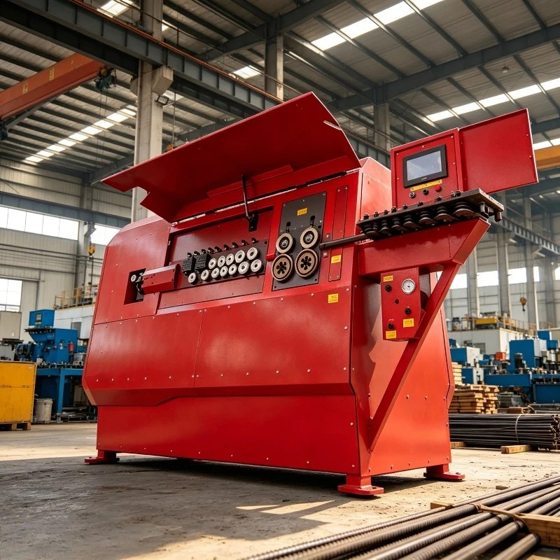 FOB Price Heavy Duty High Speed Rebar Stirrup Bender Efficient Mass Production Layout Industrial Building Reinforcement Jobs Use