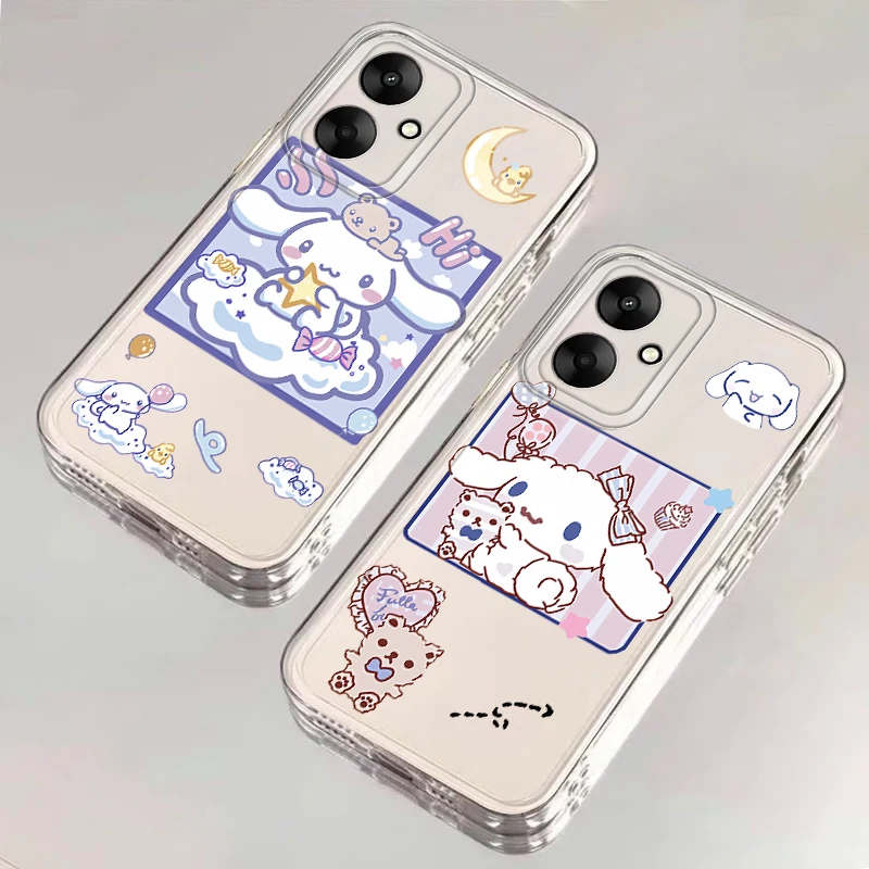 حافظة لهاتف Xiaomi Poco X3 NFC X4 M3 X3 Pro X5 X4 GT شفافة ناعمة سانريو سينامورول كورومي