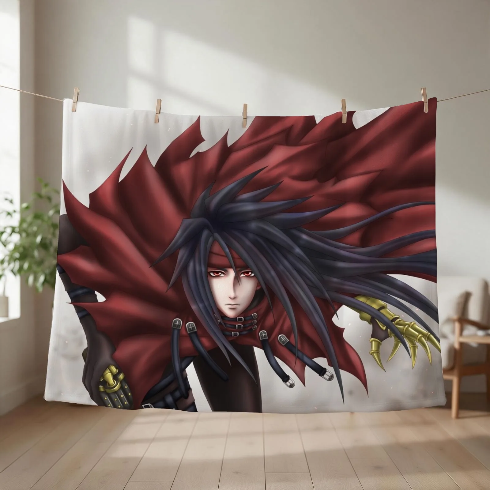 Vincent Valentine - Dodge Throw Blanket Baby for sofa Decorative Throw Decorative Sofas Blankets