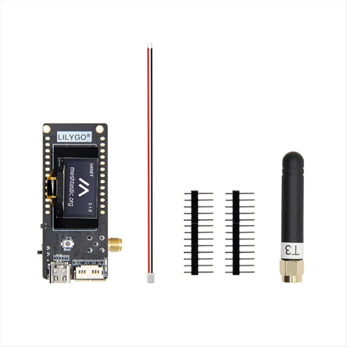 AAAE  T3S3-LR1121/2.4G V1.2 - LoRa2.4G SX1280 Equipped with 0.96 Inch OLED Development Board Module