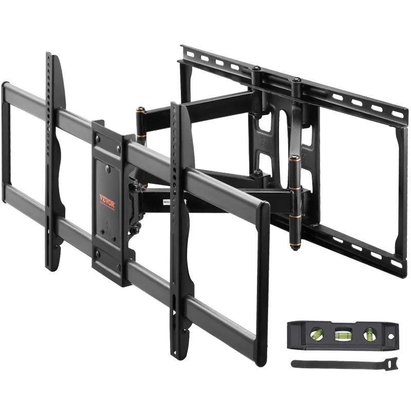 

Customizable Full Motion TV Mount Fit for26-90in TVs Swivel Tilt Horizontal Adjustment TV Wall Mount Bracket W/Articulating Arms