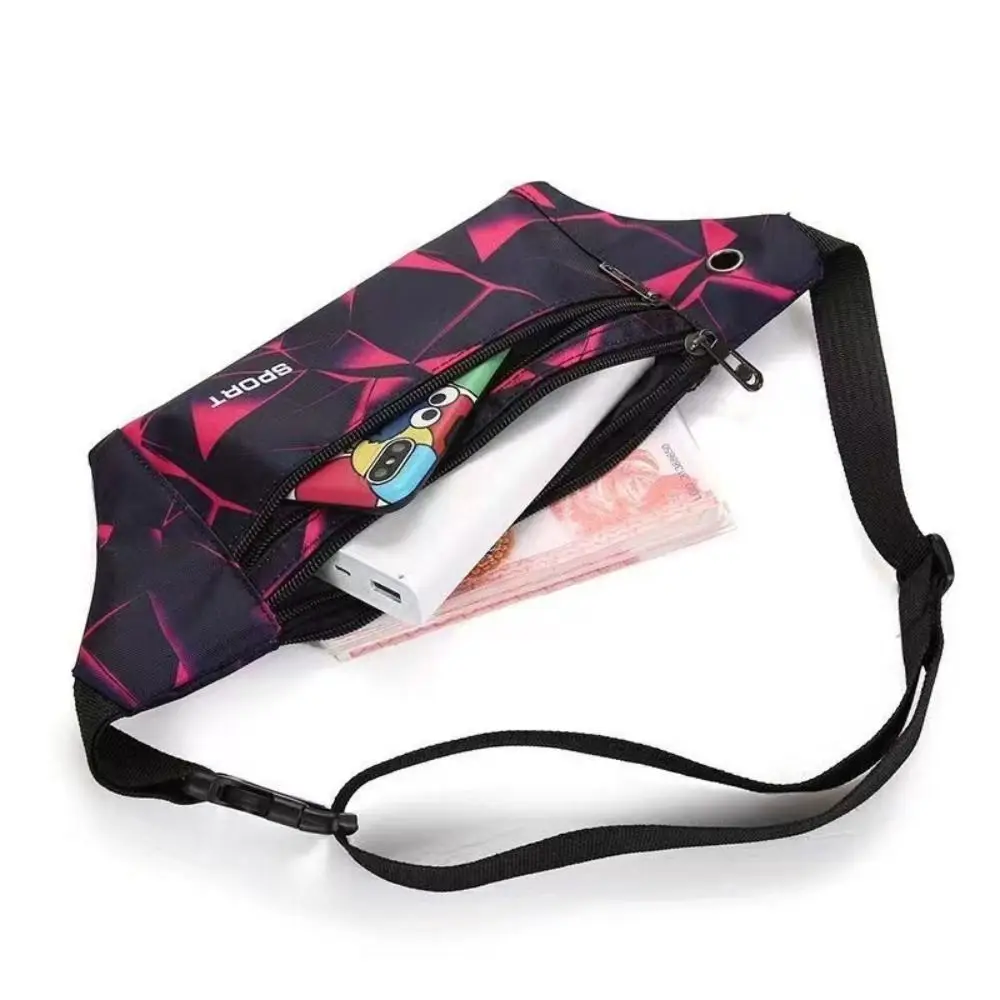 Fashion Nylon Waist Pack Waterproof Polyester Belt Bag Gym Fitness Chest Bags Unisex