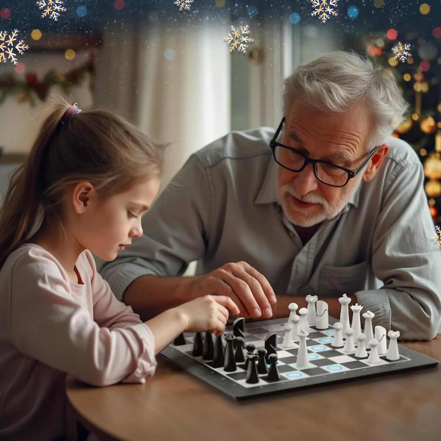 AI Electronic Chess Board Game, Light Up Chess Set for Adults & Kids for All Skill Levels with Online Play App -