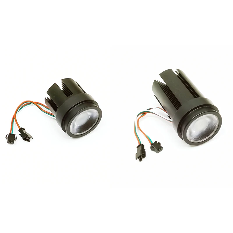 

Y42A-WS2811 LED Smart Pixel Spotlight RGB Addressable D50mm Size Indoor Use 3Pin JST In And Out 30 Degree