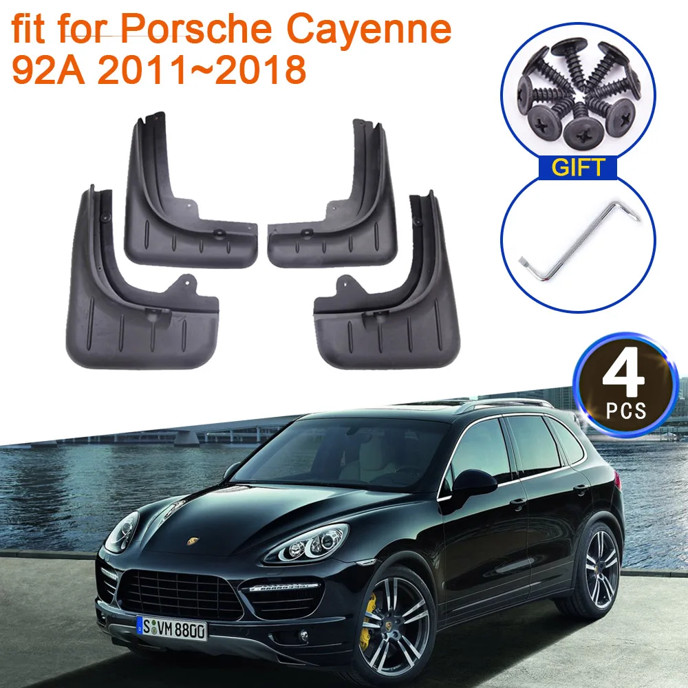 

For Porsche Cayenne 92A 958 2011~2018 2012 2015 2016 Mud Flaps Mudguard Fenders Anti-splash Guards Front Rear Wheels Accessories