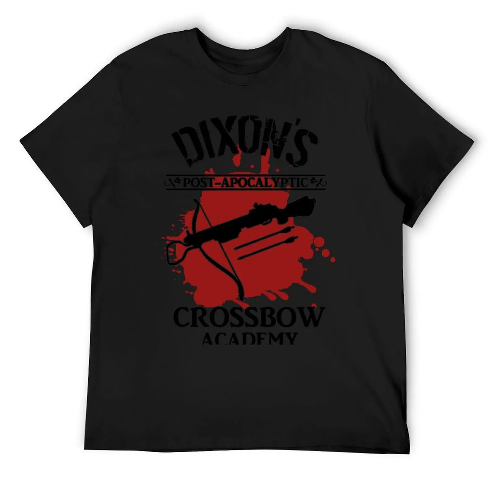 DIXON'S POST-APOCALYPTIC CROSSBOW ACADEMY T-Shirt summer tops Aesthetic clothing heavyweight t shirts for men