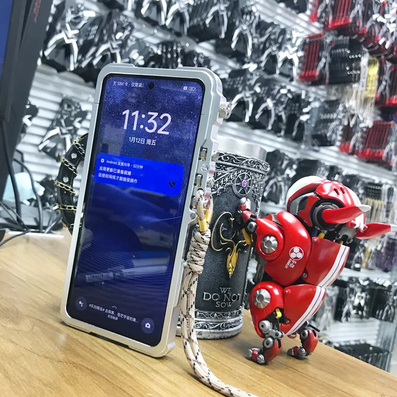 

Zimon Luxury Armor Metal Aluminum Phone Bumper For Realme 16 15 14 14t 13 12 11 Pro+ Cover Mechanical Purely Handmade Skull Case