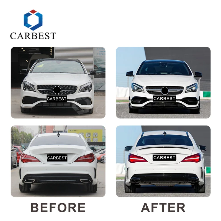 Online shopping automotive parts car body kit for cla-class W117 2014-2019 upgrade to CLA45