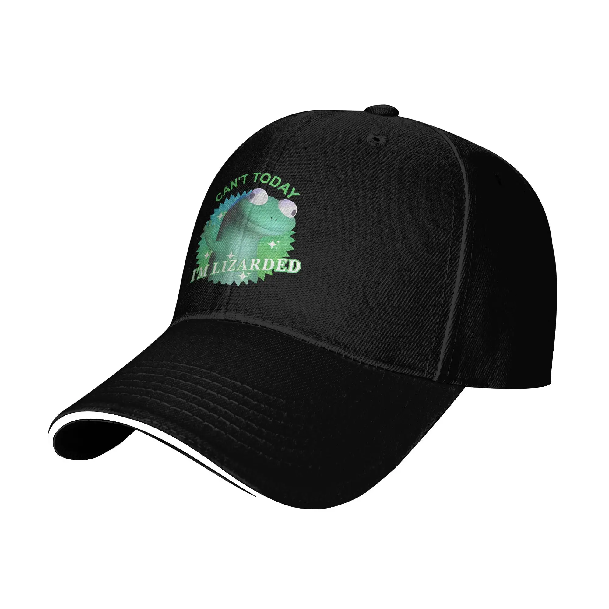 Lizard Meme Baseball Caps Hip Hop Sandwich Cap for Men Women Adjustable Sun Hat Sport
