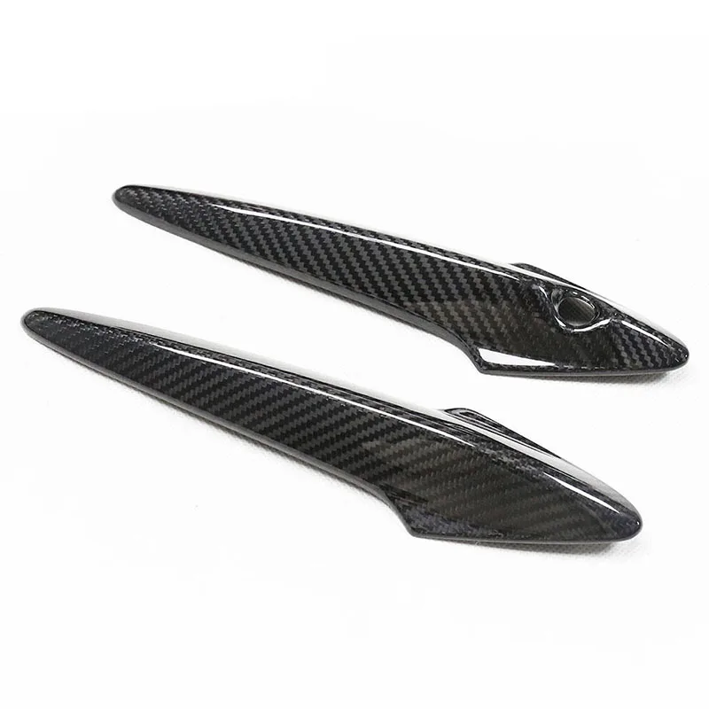 

Real Dry Carbon Fiber Door Handle Cover for Honda 8th Gen Civic 2006-2011 Exterior Trim External Door Panel Overlayer