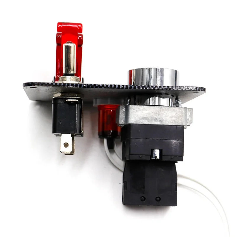 

НОВАЯ-12 В светодиодная панель переключателя зажигания для гоночного автомобиля, кнопка запуска двигателя, тумблер, запасная часть из углеродного волокна