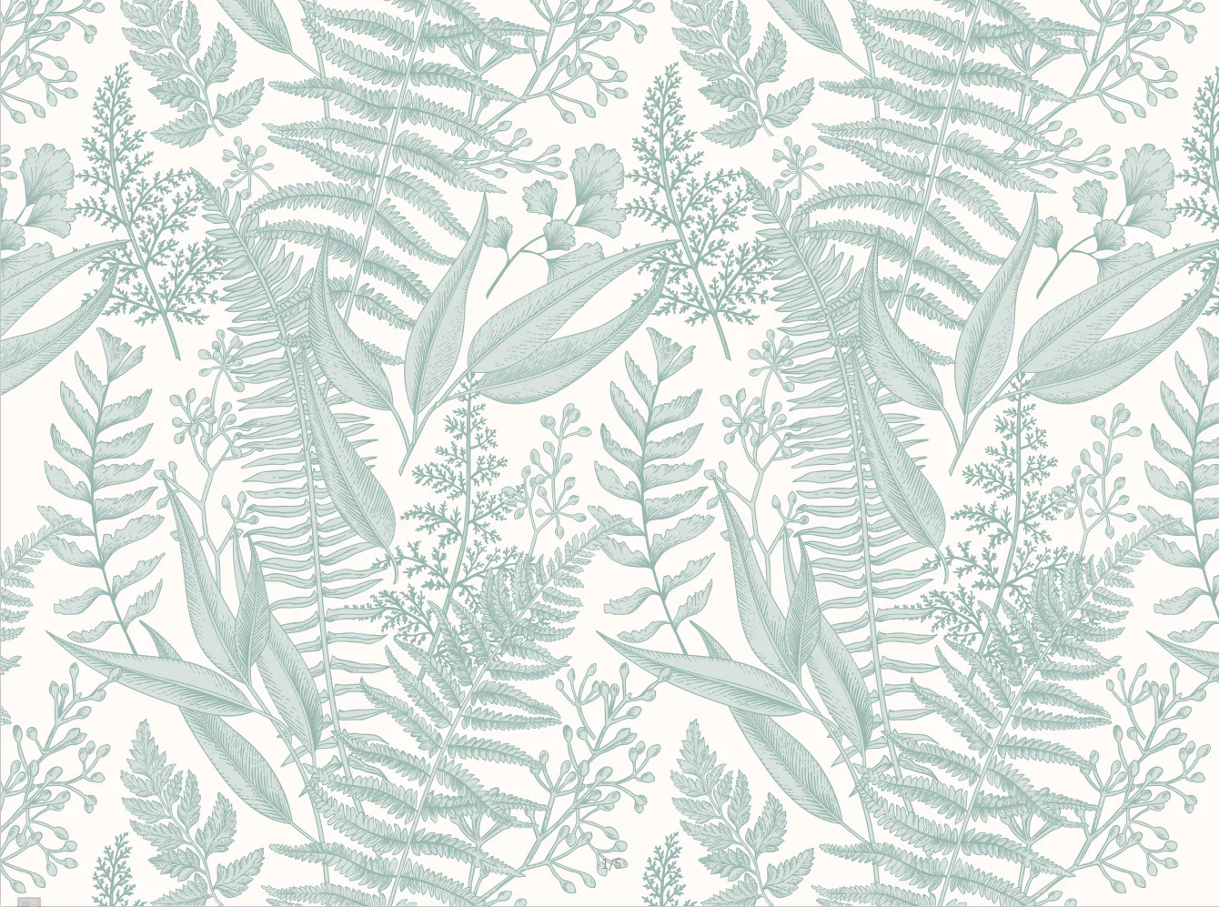 Custom wallpaper Retro Pastoral nostalgic green Golden plant Southeast Asian leaf TV background wall decoration wallpaper