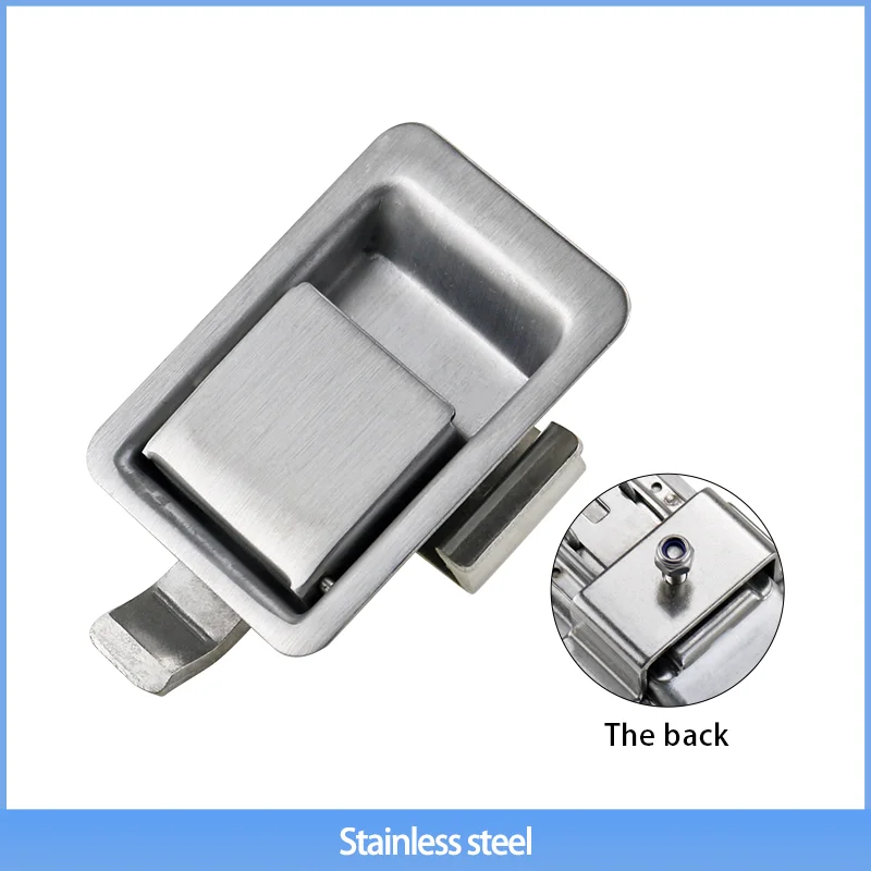 304 Stainless Steel Industrial Cabinet Panel Lock Suitable for Engineering Vehicle Automobile Door Toolbox Square Lock