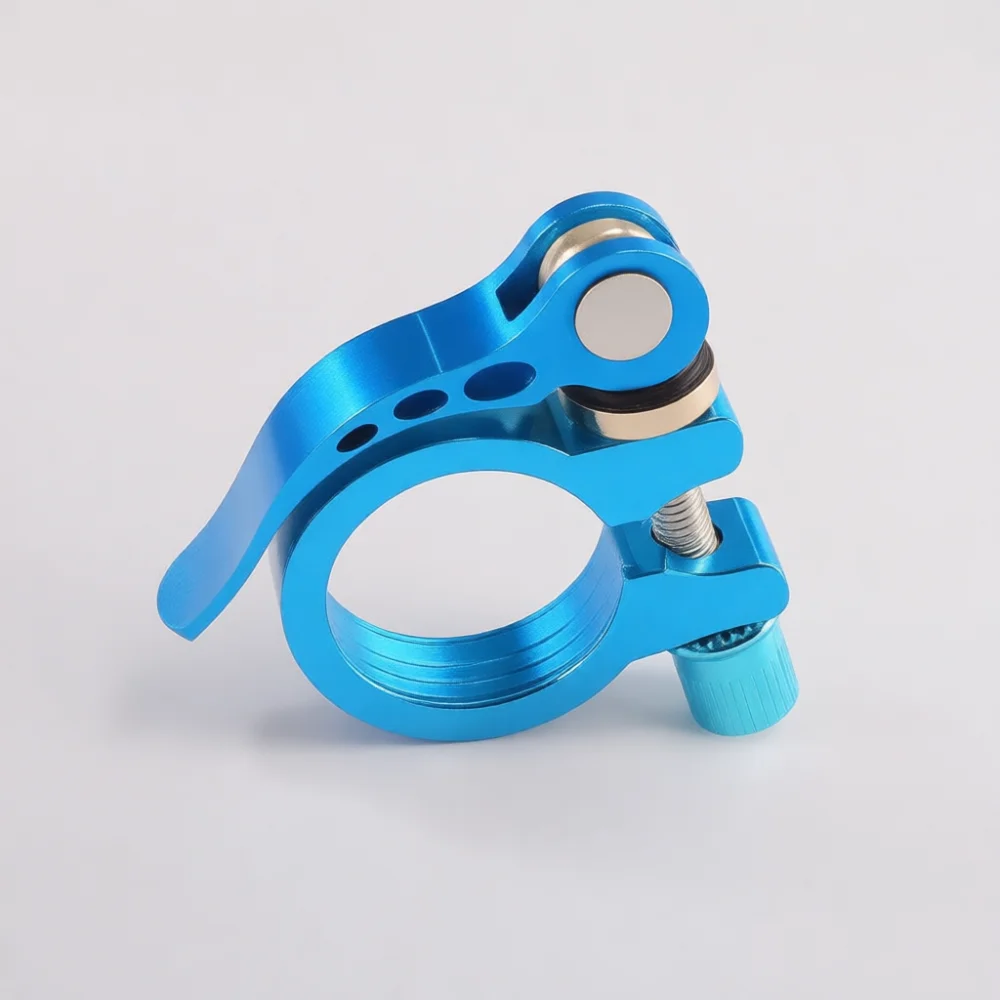 Cycling Gear Black - Road Bike Seatpost Clamp Aluminum Alloy