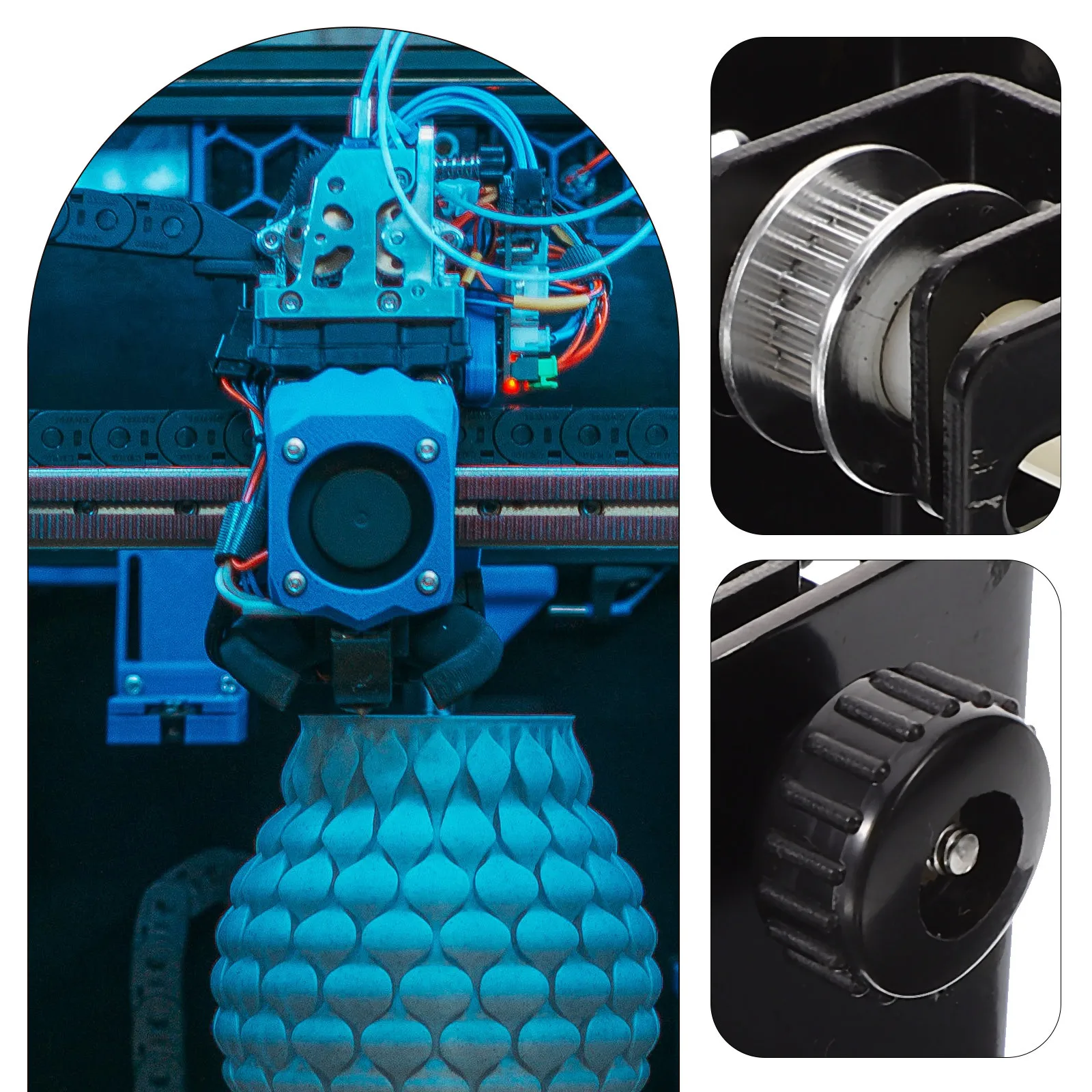 

Belt Tensioner 4040 Profile Y- Tensioner 3D Printer Replacement Part Improves Print Accuracy Repair Part for 3D Printer,