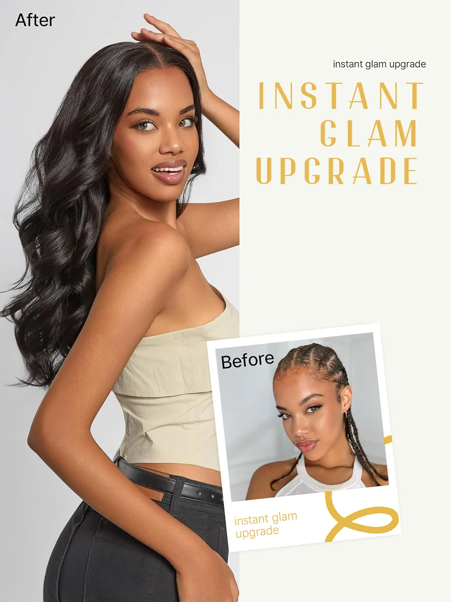 Natural Brazilian Human Hair Wig 40 Inch 200% Density Body Wave 360 5*5 13*4 13*6 HD Transparent Lace Frontal Wig for Women image 3