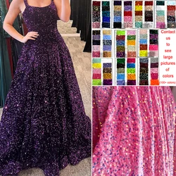 Sequins Stretch Velvet Fabric Width 59