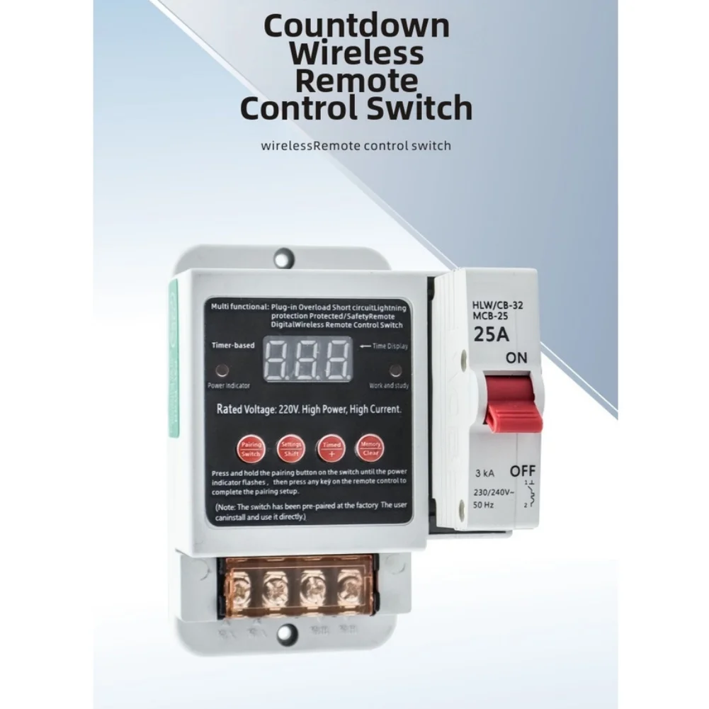 220V Remote Control Appliance Smart Remote Control Long Distance Remote Wireless Remote Switch Energy Saving Mode