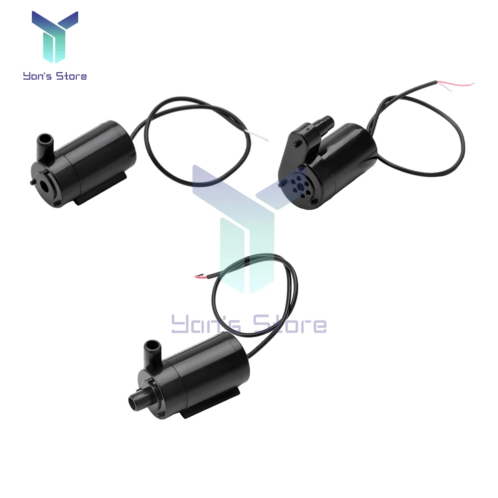 조용한 USB 브러시리스 모터 펌프, 휴대용 수중 워터 펌프, 수경 어항 순환 물 공예 분수, DC 3-5V