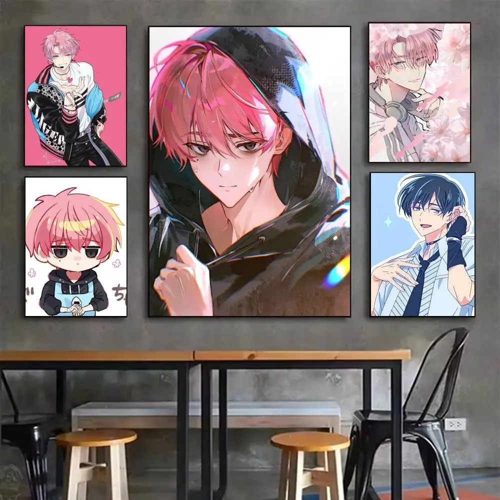 Tamon's B-Side Anime   Poster Waterproof HD Art Wall Decal Self-Adhesive Print