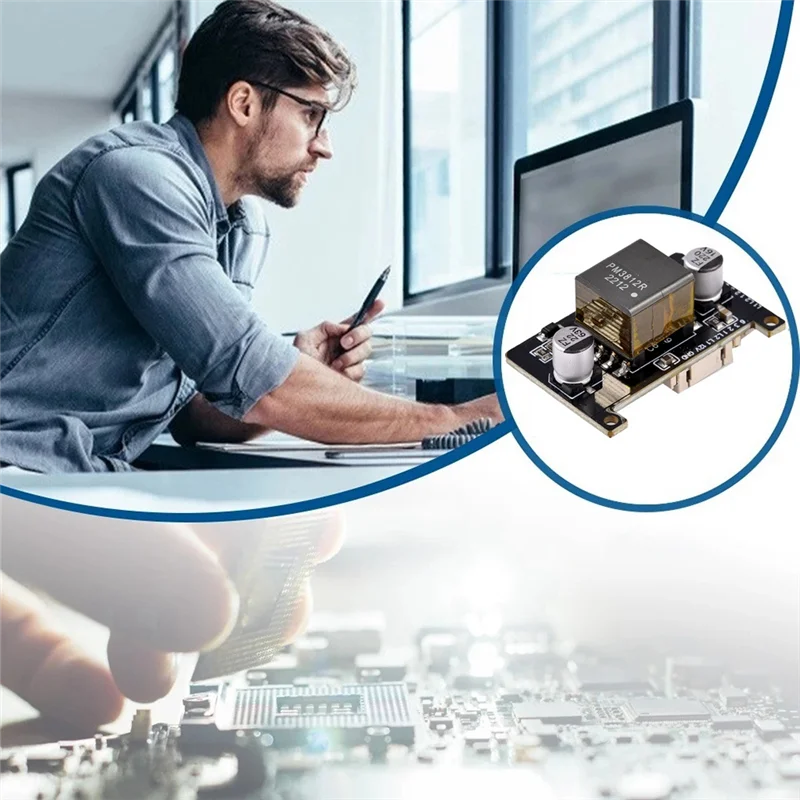 Efficient PM3825 POE Module 48V To 12V 1A IEEE802.3Af for IP Camera