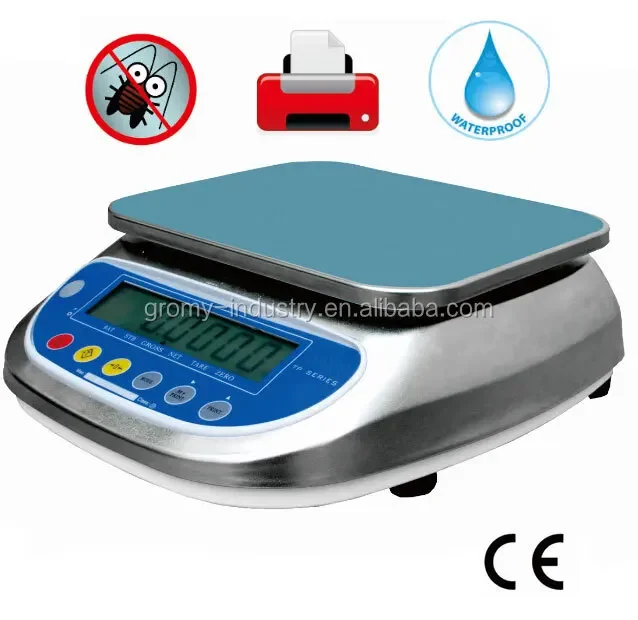 Stainless Steel Weighing Scale with Super Waterproof Portion Scale Table scale