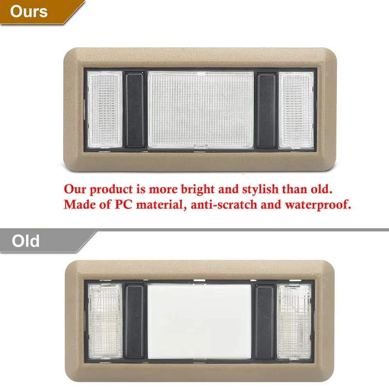 Car Interior Roof Map Dome Light Lens Cover Trim Auto Inner Reading Light Lamp Parts For Chevy C2500 C3500 K2500 K3500 1988-2000