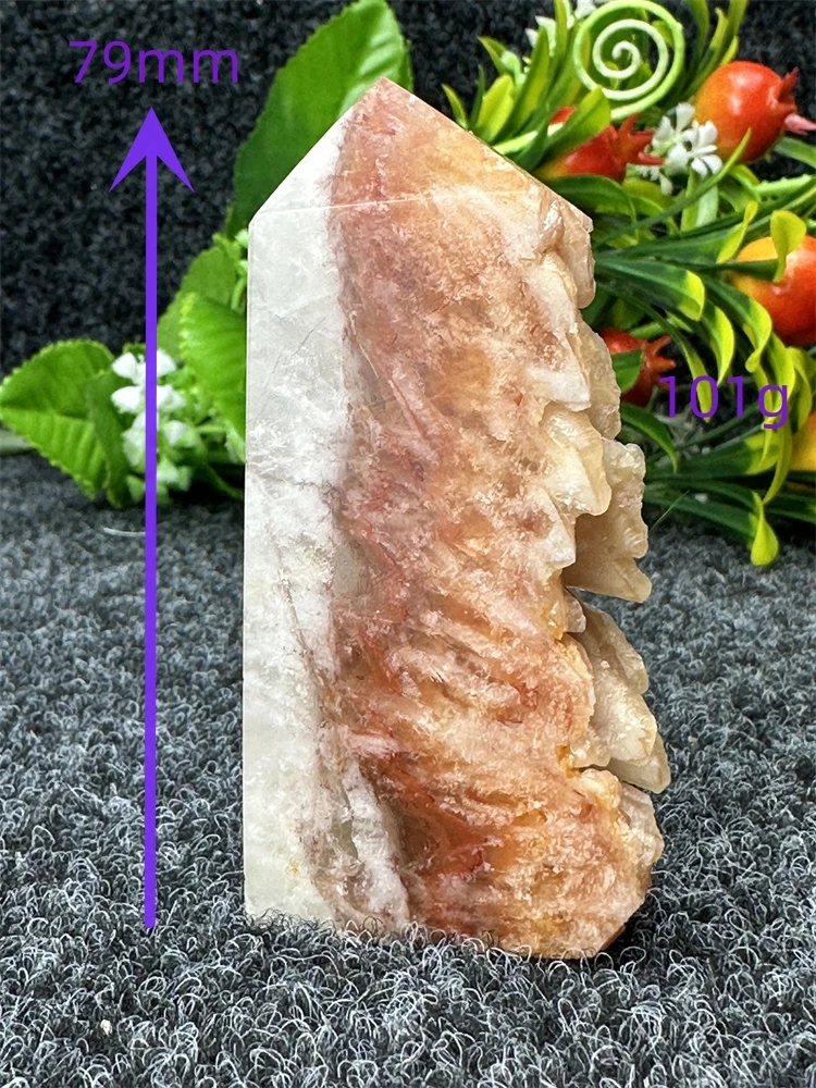 Rare Natural Yellow Calcite Magic Tower Mineral Specimen Crystal Stone Carved Exquisite Healing Reiki Prayer Feng Shui Exorcism