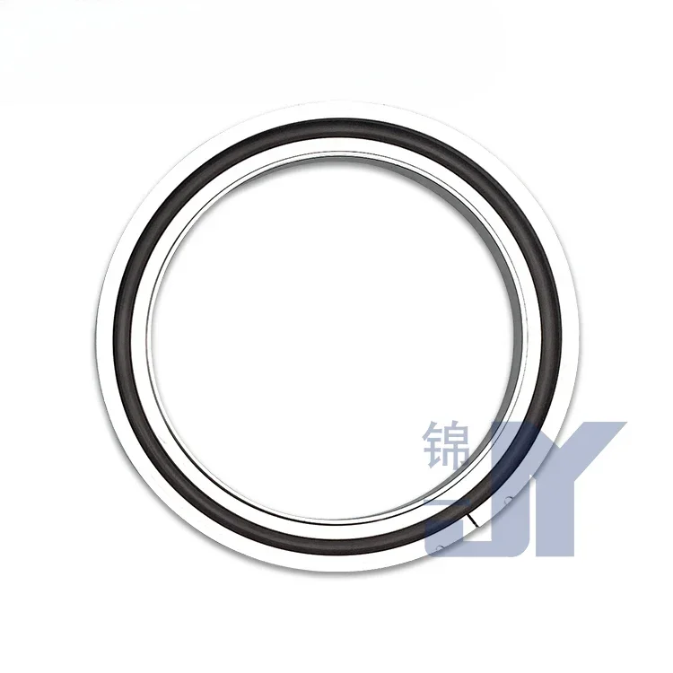 10pcs   ISO 63 80 100  high vacuum center bracket, stainless steel fluorine rubber aluminum outer flange sealing O-ring