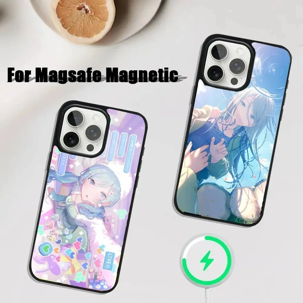 

H-Hinomori S-Shizuku Phone Case For iPhone 17,16,15,14,13,12,11,Pro,Max,Plus,Mini,SE4,E Magnetic Magsafe Wireless Charging