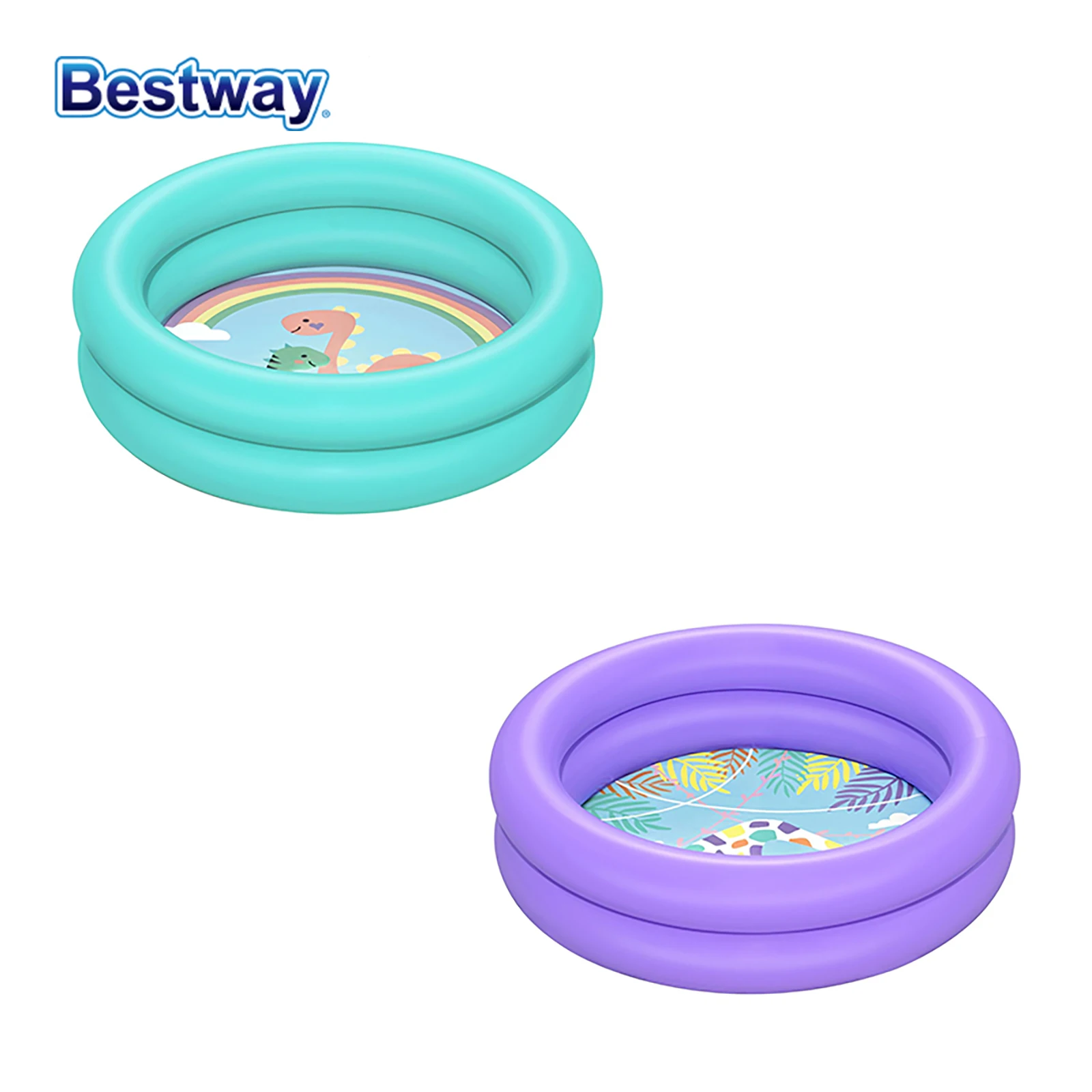 Bestway 51061 Backyard Swimming Pool, Portable Bathtub, Fun-Filled Play Pool Bathtub, Play Pool, Inflatable Swimming Pool, Small