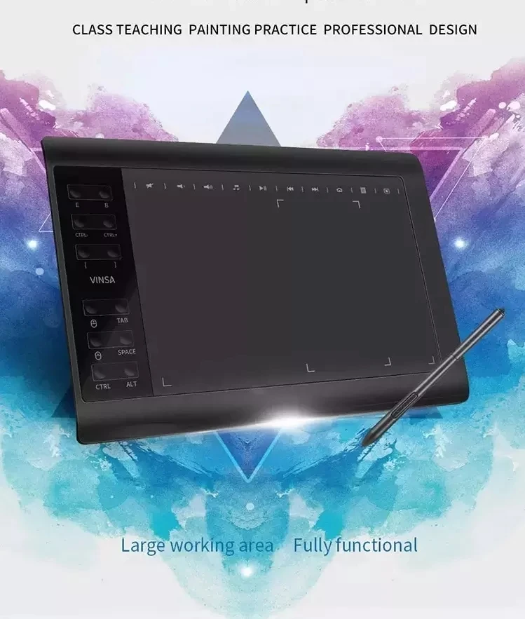 Professional Design Artist LCD Interactive Writing Digital Screen Pen Graphic Tablet Monitor