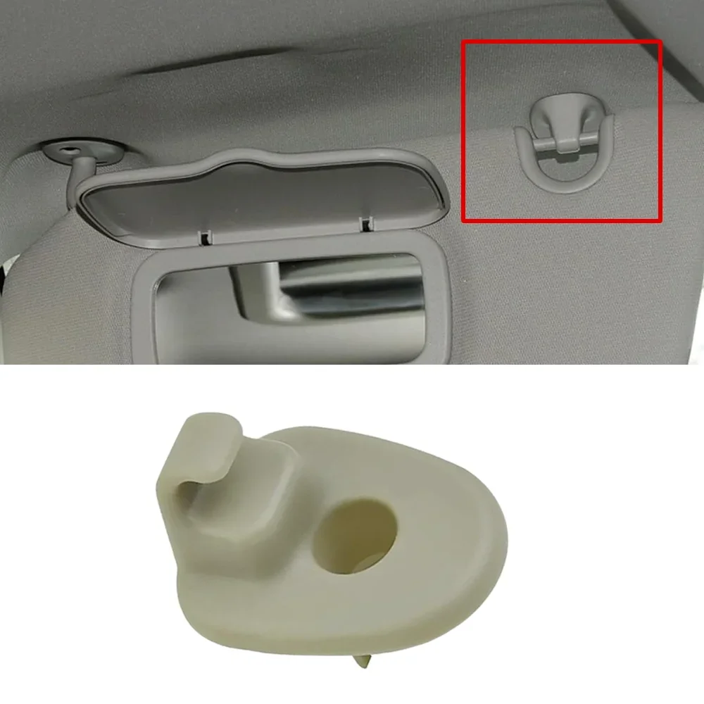 1PC Auto Sun Visor Clips Rivet For Jeep Liberty KK KJ 2005 - 2011 2012 Dodge Nitro KA  2007 - 2011 2012 1AR26DW1AA 1AR26BD1AA