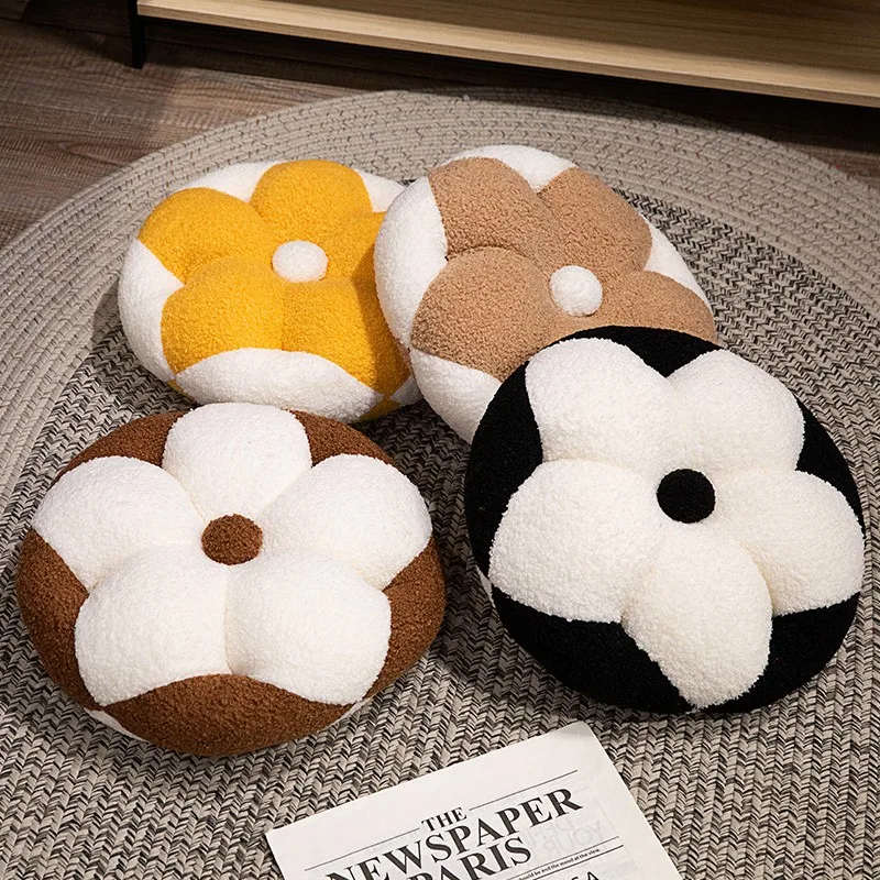 40 cm bloemcluster sierkussen bloemen pluche kussen gevuld bank knuffelkussen zacht warm verjaardagscadeau huis decoratief kussen