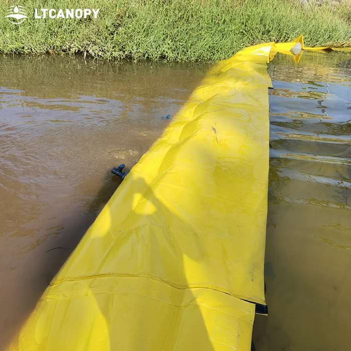 Quick Dam Portable Flood Barrier Self Rising Water Protection Guard Dam Customized Product No Fixed Sizes Custom Size Customized