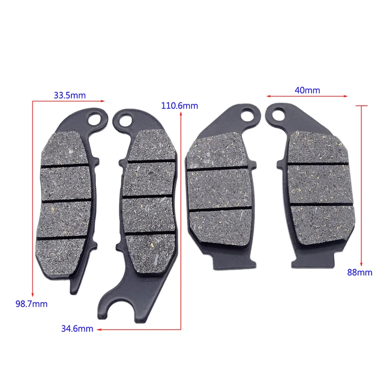 

Motorcycle Front Rear Brake Pads For HONDA CRF250L 2012-2018 CRF250M 2012-2017 CRF250 2012-2015