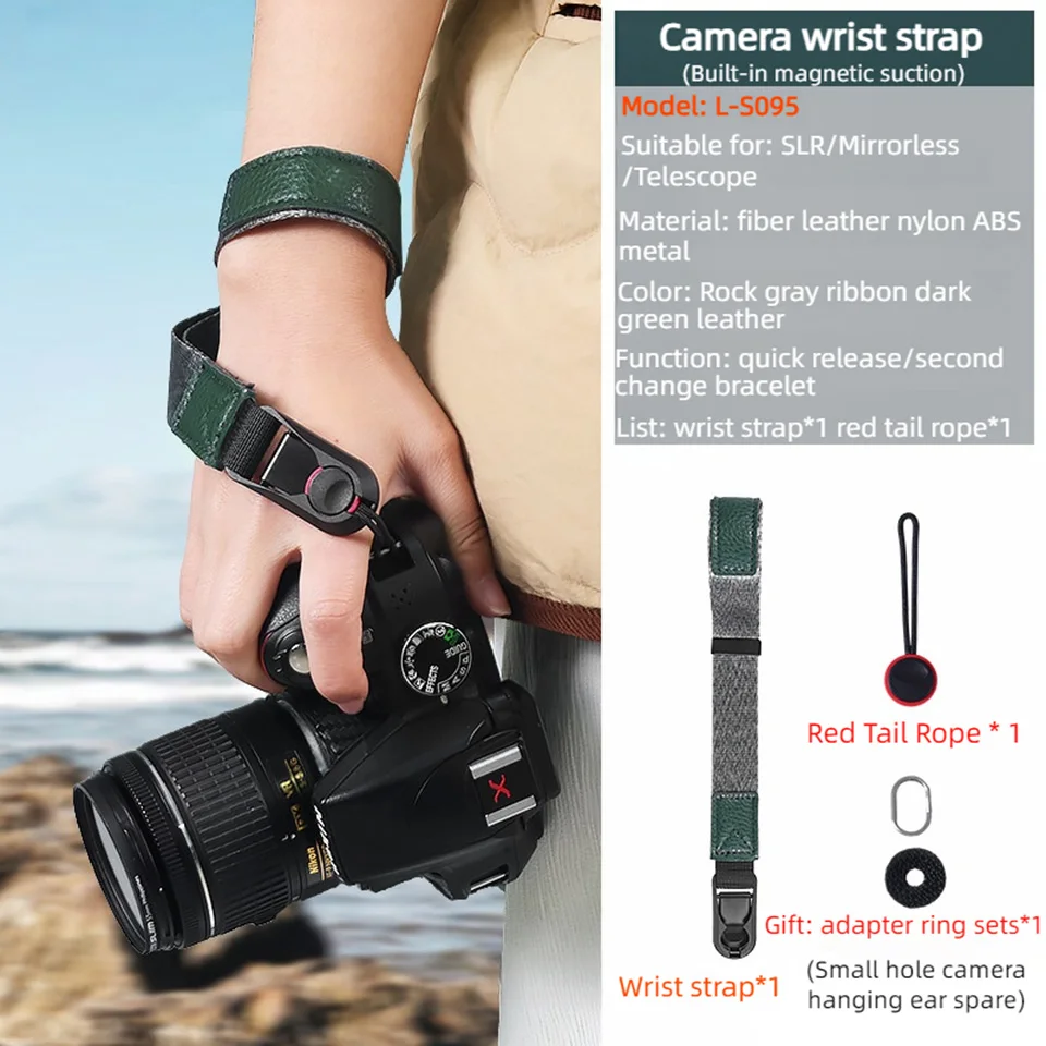 Camera Quick Release Wrist Strap Wristband Hand Rope for Sony A7CR A6700 A7 IV A7C Fujifilm X-T5 T30 T50 Nikon Canon Leica SLR