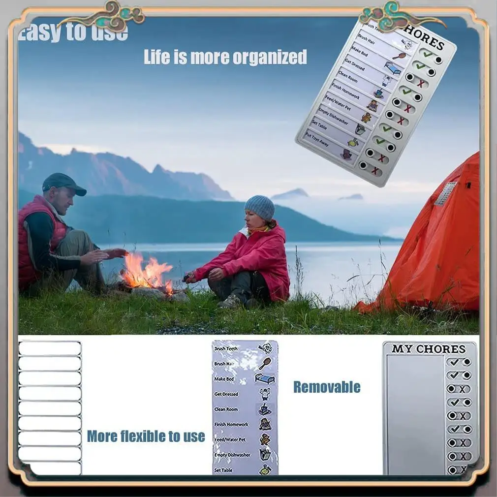 لوحة بلاستيكية للمذكرات A46M، قائمة مراجعة مذكرة إبداعية قابلة للفصل وإعادة الاستخدام لعناصر الفحص والنموذج