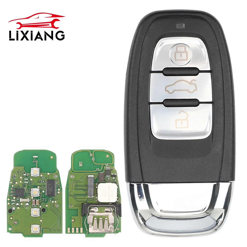 

LIXIANG 8T0959754F 4G0959754J Full Smart Remote Car Key Fob For Audi A4 A5 A6L A7 A8 Q5 Keyless Go 754J 315/433Mhz pcf7945AC Chi