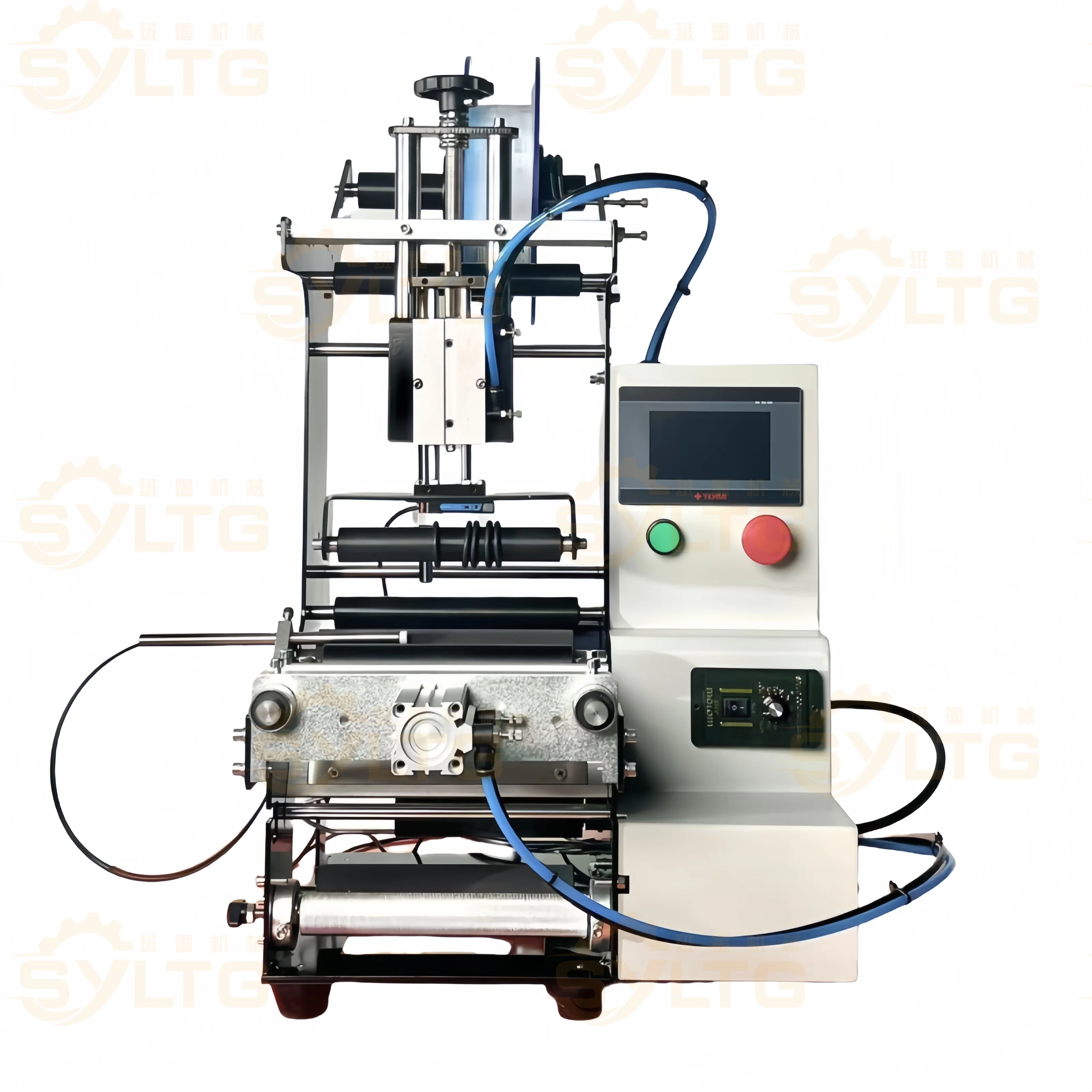 

Semi-Automatic Wood-Powered Jar And PE Plastic Bottle Labeling Machine Used For Transparent Self-Adhesive Wine Bottle Labels