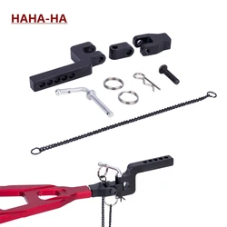 Aluminum RC Trailer Hitch Tow Hook Detachable for 1/10 Crawler Axial SCX10 TRX4 TRX6 Redcat RC4WD Rescue Simulation Accessories