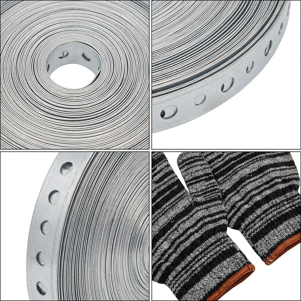 Galvanized Metal Pipe Clamp Featuring Bendable Hanger for Secure Pipe Mounting in Plumbing HVAC and Electrical Applications