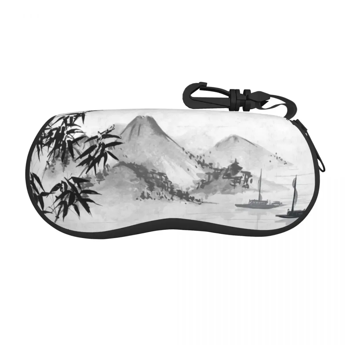 Glasses Bag Protective Case Fishing Boat With Mountains Women Men Sunglasses Case Box Reading Eyeglasses Box Accessories