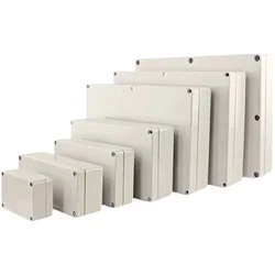 Outdoor Waterproof Case Enclosure IP67 Electronics Box Project Instrument Case Dustproof Plastic Junction Box Housing Cable Wire