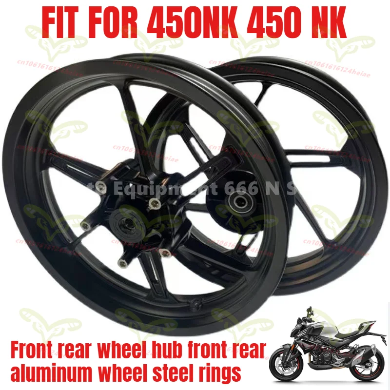 

FIT FOR 450NK Front Rear Wheel Hub CF400-7 Front Rear Wheel Hub Front Rear Aluminum Wheel Steel Rings 450 NK