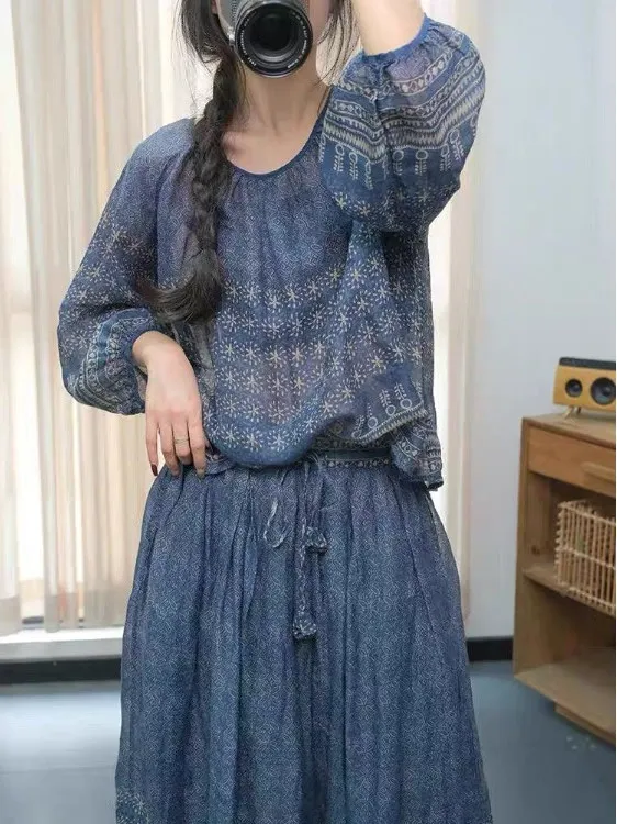 

Повседневный комплект из двух предметов с высокой талией, юбка с капюшоном и веревочным поясом, ансамбль, хлопок премиум-класса, круглый дизайн Ne Design