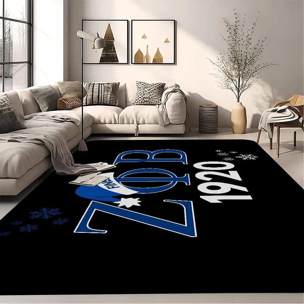 Zeta Phi Beta Sorority Floor Carpet Anti-slip Absorb Water Long Strip Cushion Bedroon Mat Welcome Rug